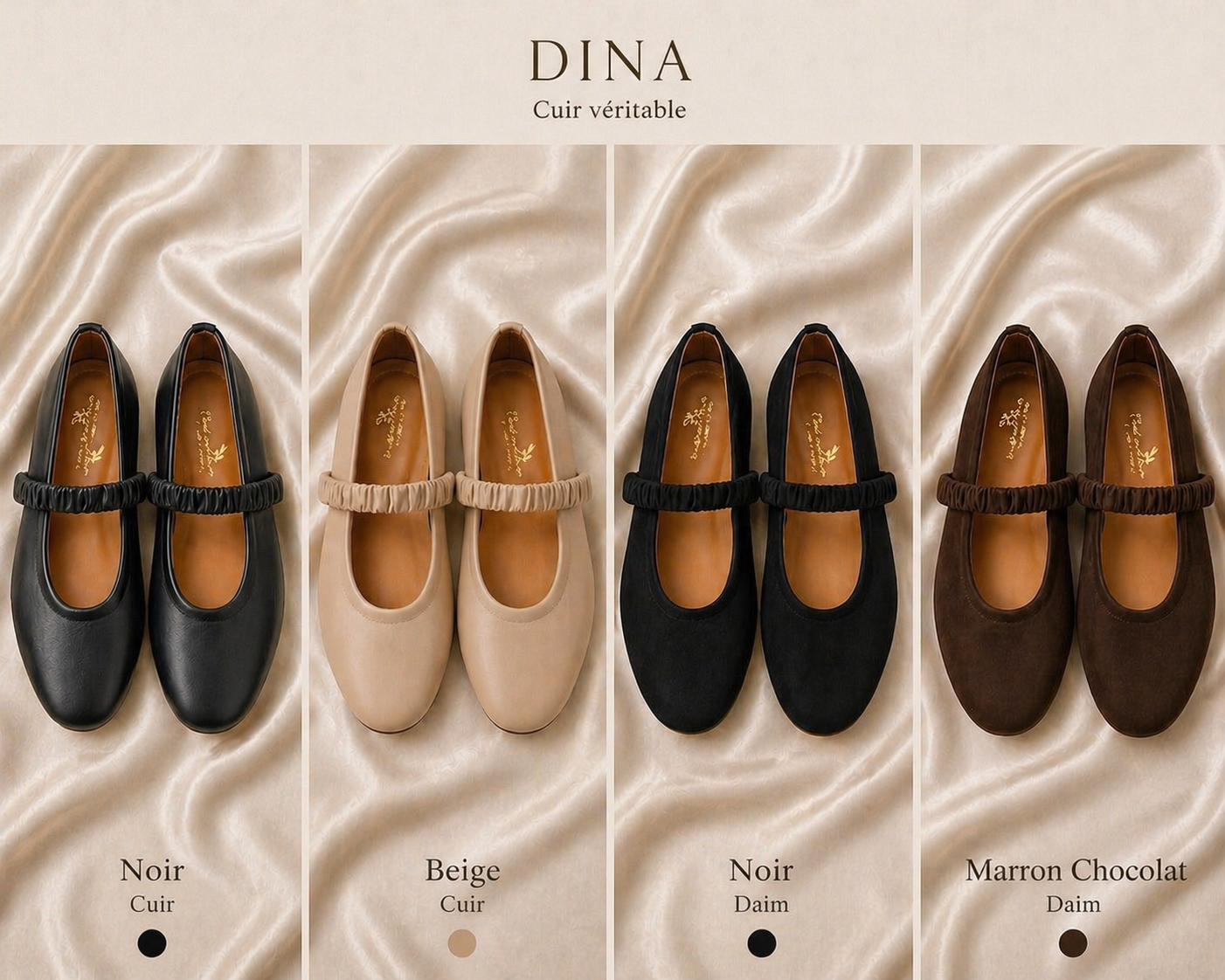 Dina – Ballerina (cuir)